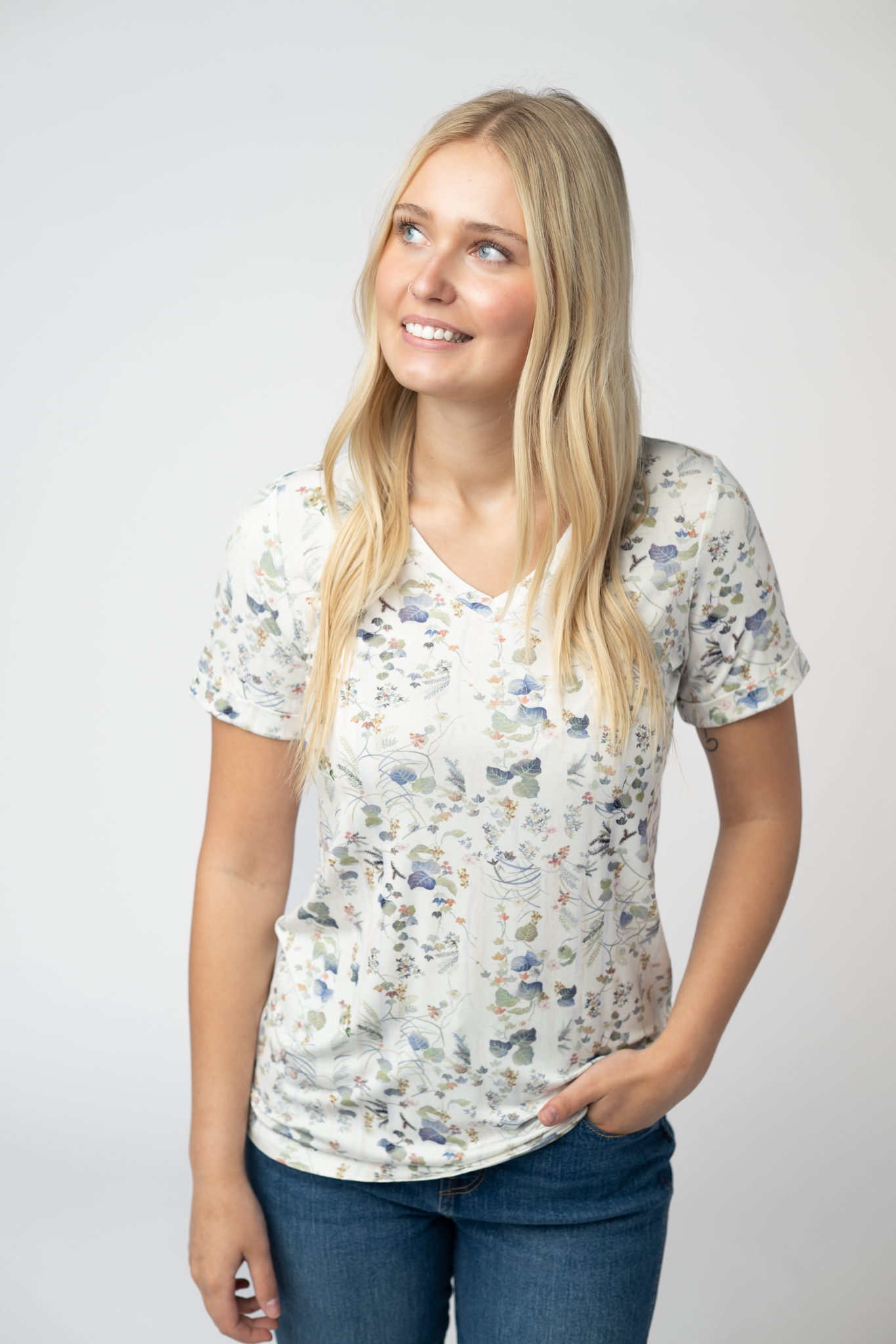 IN STOCK Sophie Top - Olive Meadow-Shirts-Dear Me Southern Boutique, located in DeRidder, Louisiana