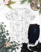 IN STOCK Sophie Top - Olive Meadow-Shirts-Dear Me Southern Boutique, located in DeRidder, Louisiana