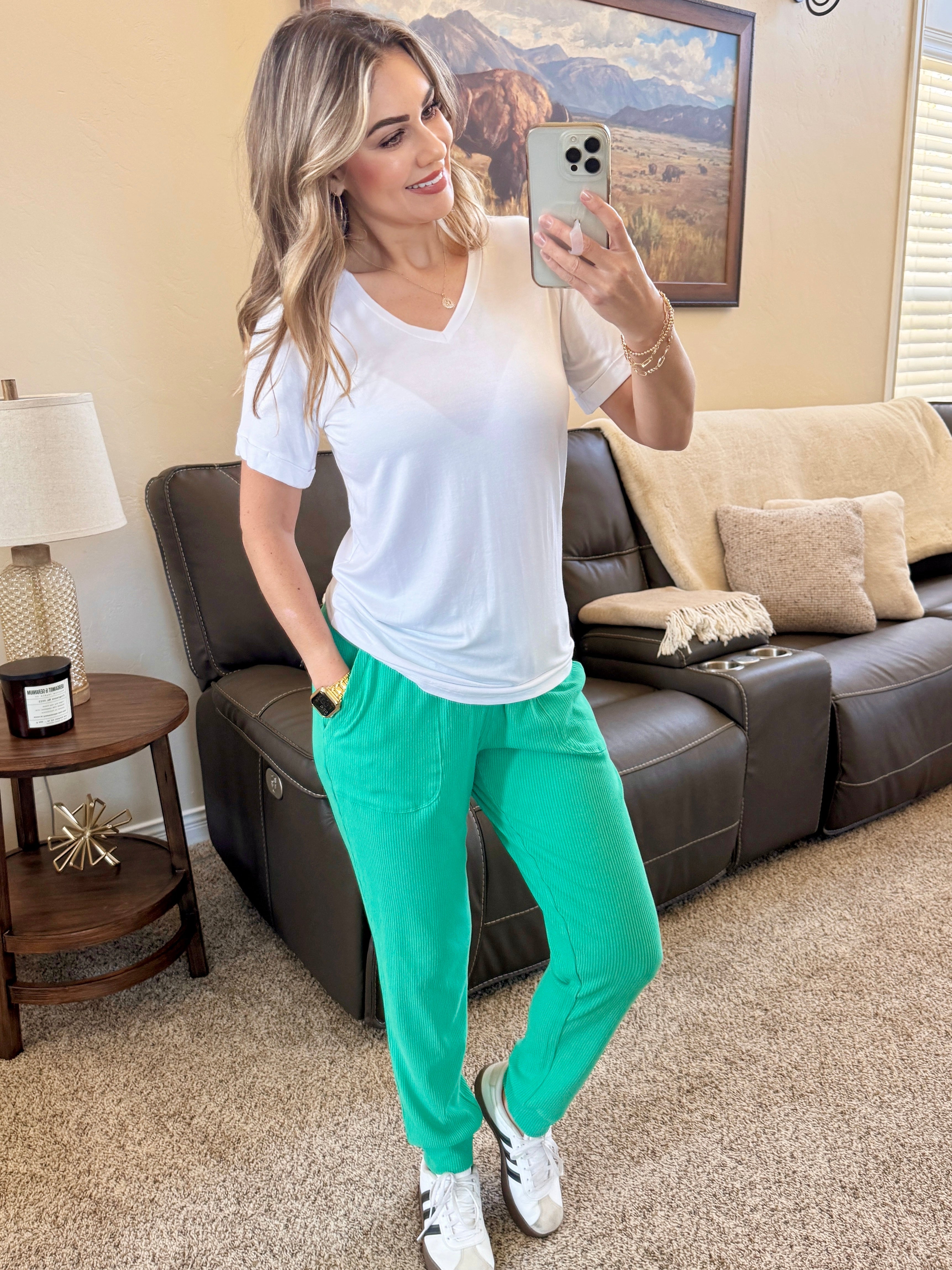 IN STOCK Sophie Top - White-Shirts-Dear Me Southern Boutique, located in DeRidder, Louisiana