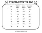 IN STOCK Striped Sweater Top - Olive and Tan-Sweater-Dear Me Southern Boutique, located in DeRidder, Louisiana