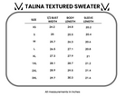IN STOCK Talina Textured Sweater - Brick-Sweater-Dear Me Southern Boutique, located in DeRidder, Louisiana