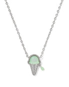 Ice Cream Necklace- Silver-Jewelry-Dear Me Southern Boutique, located in DeRidder, Louisiana