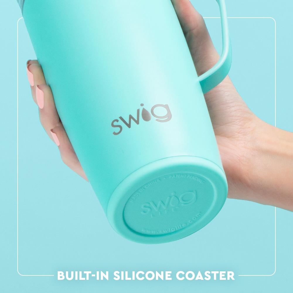 Indigo Tiles Travel Mug 22oz-Drinkwear-Dear Me Southern Boutique, located in DeRidder, Louisiana