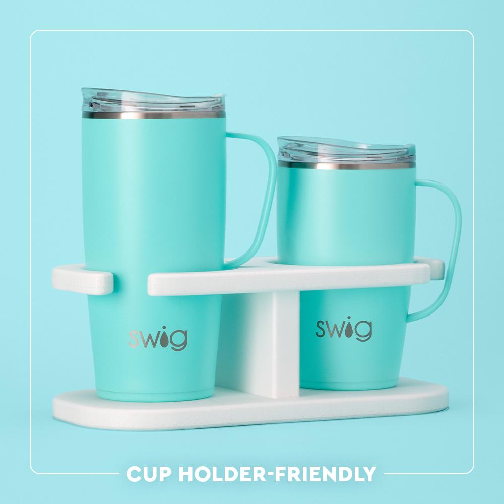 Indigo Tiles Travel Mug 22oz-Drinkwear-Dear Me Southern Boutique, located in DeRidder, Louisiana