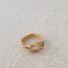 Infinity Diamond Ring - WATERPROOF-Ring-Pretty Simple