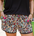Into The Action Cheetah Print Everyday Shorts-Shorts/Skirts/Skorts-Dear Me Southern Boutique, located in DeRidder, Louisiana