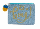 It's A Boy Beaded Large Coin Purse-Coin Purses-Dear Me Southern Boutique, located in DeRidder, Louisiana