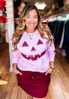 Jack-O-Glitter Sweatshirt-Pullover-Dear Me Southern Boutique, located in DeRidder, Louisiana