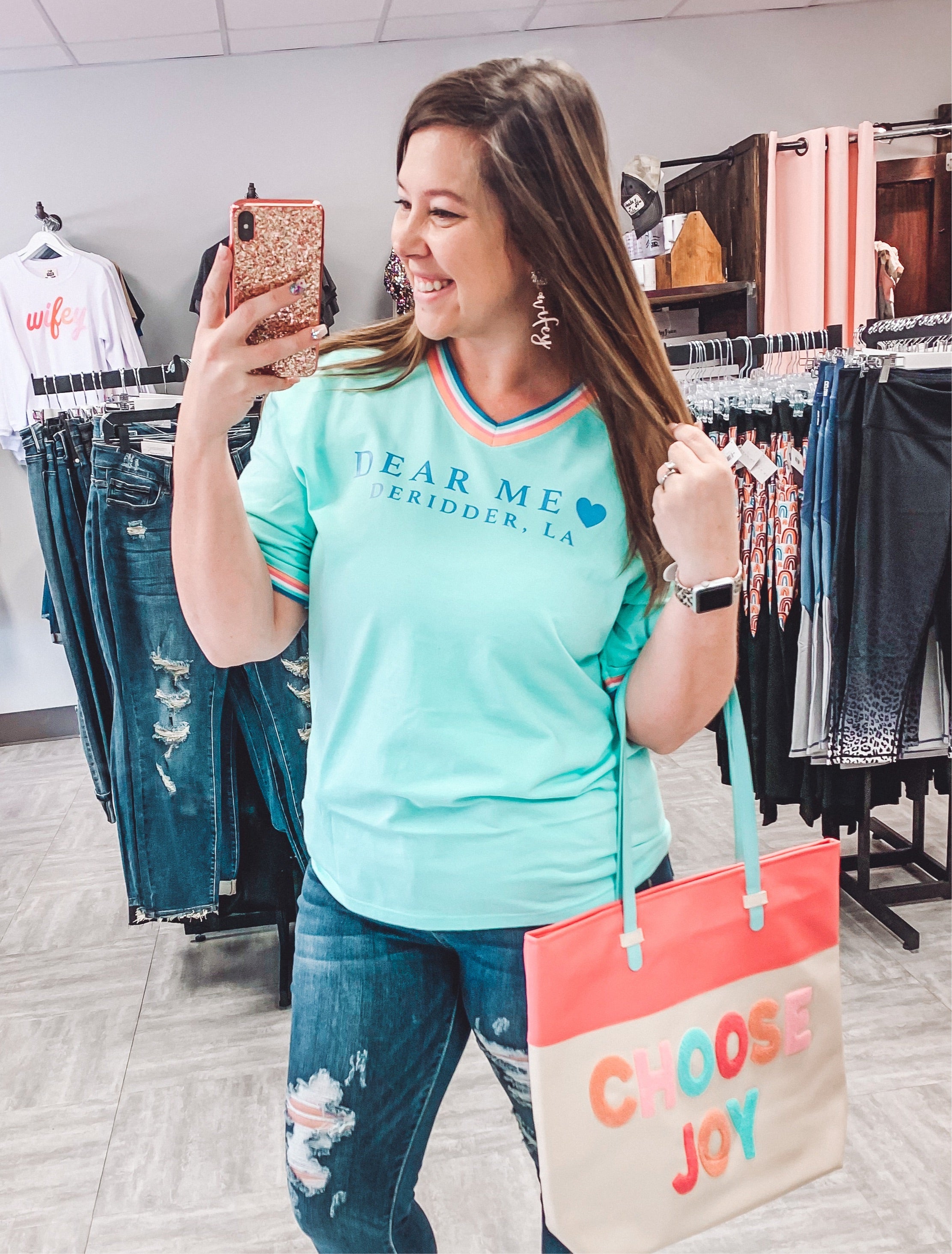 Jadelynn Brooke Dear Me Tees-Graphic Tops-Dear Me Southern Boutique, located in DeRidder, Louisiana