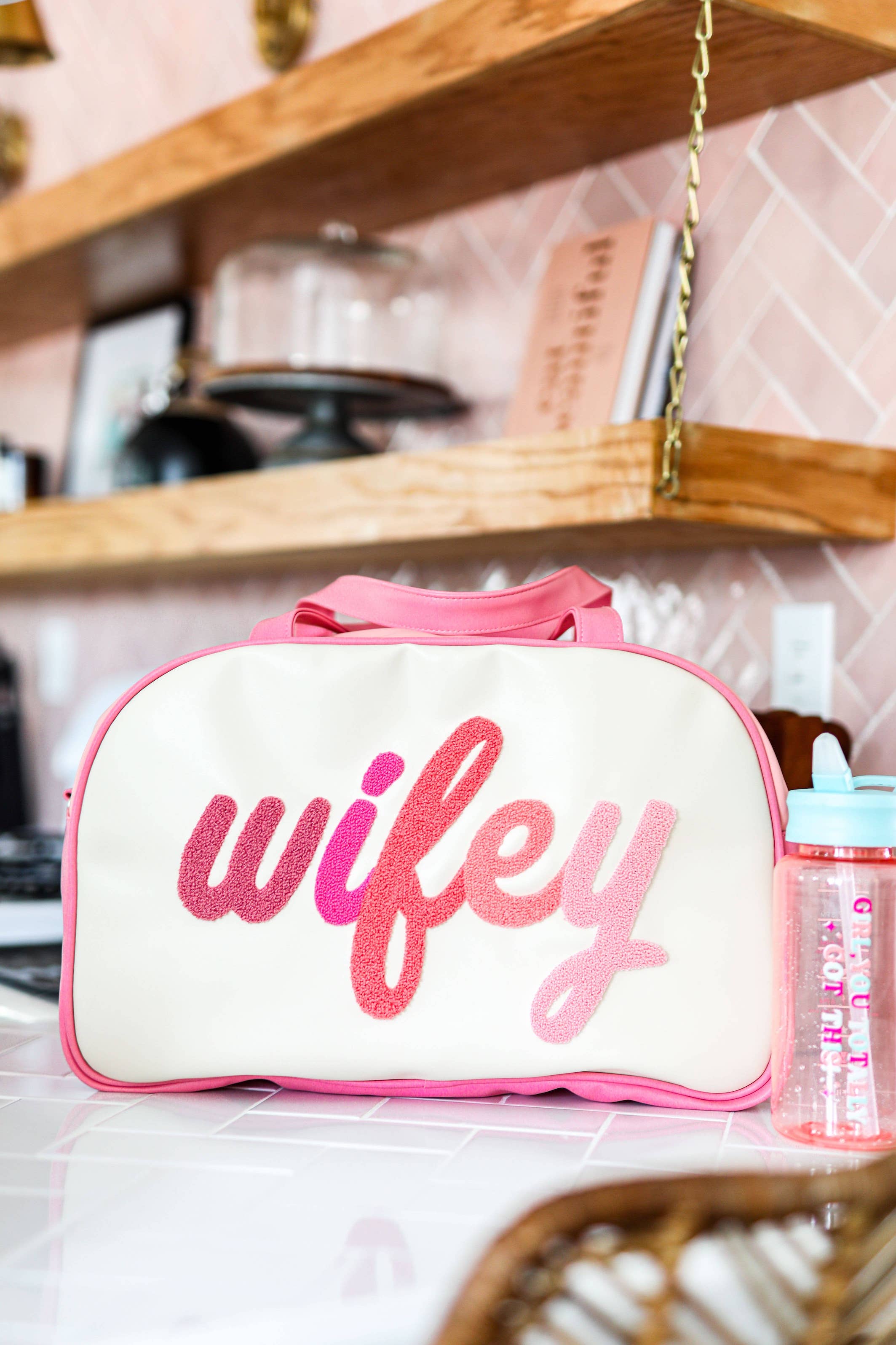 Jadelynn Brooke WIFEY Duffel Bag-Duffle Bags-Dear Me Southern Boutique, located in DeRidder, Louisiana