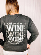 Jadelynn Brooke WIN Long sleeve-Graphic Tops-Dear Me Southern Boutique, located in DeRidder, Louisiana