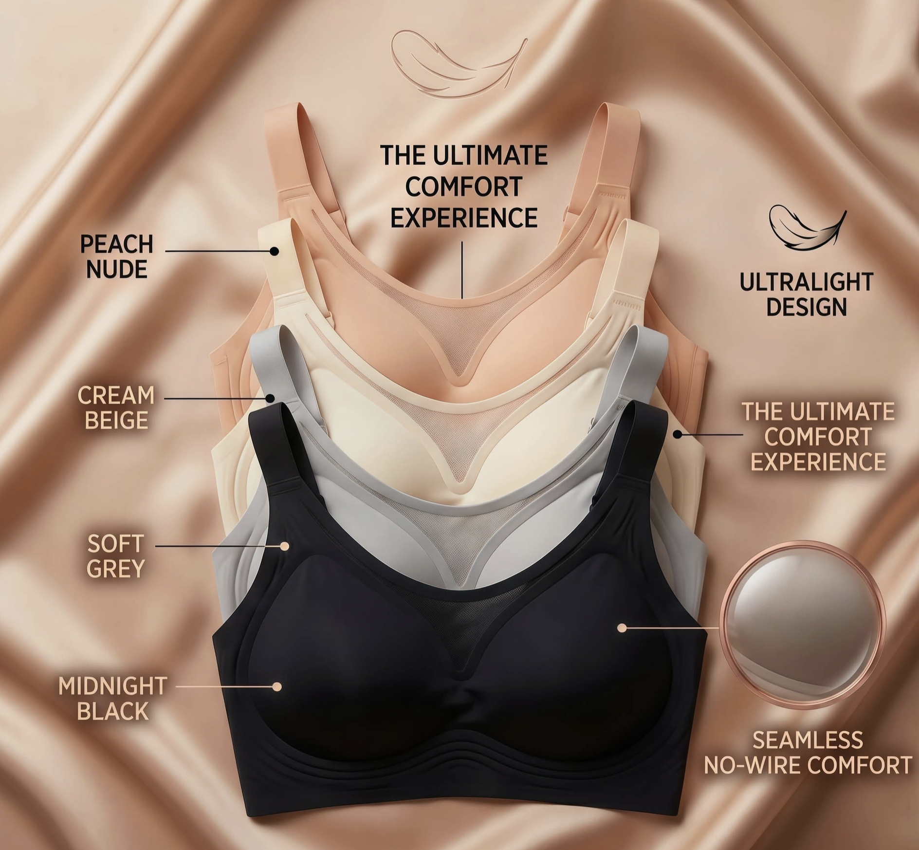 Jady K Jelly Bras-Bras-Dear Me Southern Boutique, located in DeRidder, Louisiana