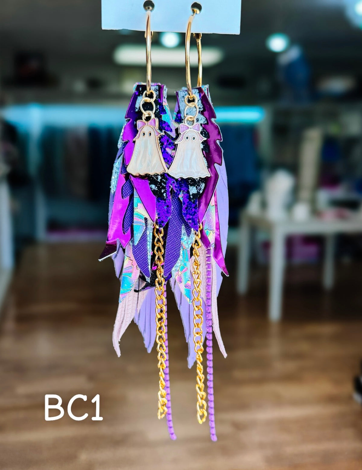 Jak Sprat BOO-jee Collection: Medium Mic Drop Dangles-Jewelry - Earrings-Dear Me Southern Boutique, located in DeRidder, Louisiana
