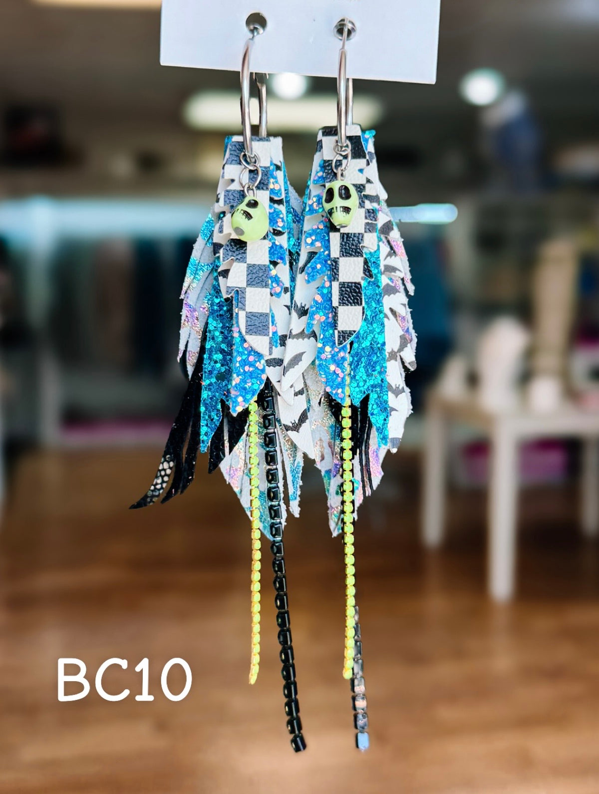 Jak Sprat BOO-jee Collection: Mini Mic Drop Dangles-Jewelry - Earrings-Dear Me Southern Boutique, located in DeRidder, Louisiana