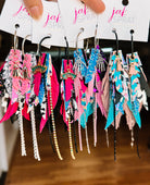 Jak Sprat BOO-jee Collection: Mini Mic Drop Dangles-Jewelry - Earrings-Dear Me Southern Boutique, located in DeRidder, Louisiana