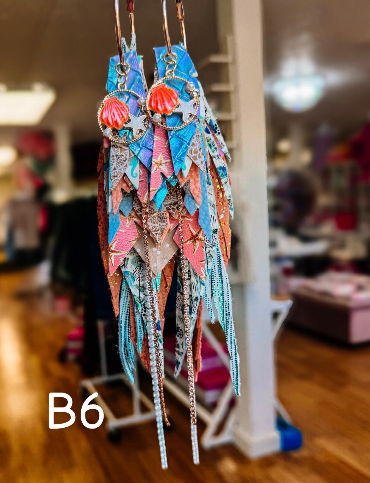 Jak Sprat Beach Please Collection: Mega Mic Drop-Earrings-Dear Me Southern Boutique, located in DeRidder, Louisiana