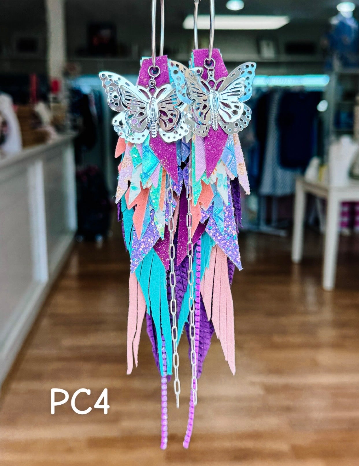 Jak Sprat Beg Your Pardon Collection: Mega Mic Drop Dangles-Earrings-Dear Me Southern Boutique, located in DeRidder, Louisiana