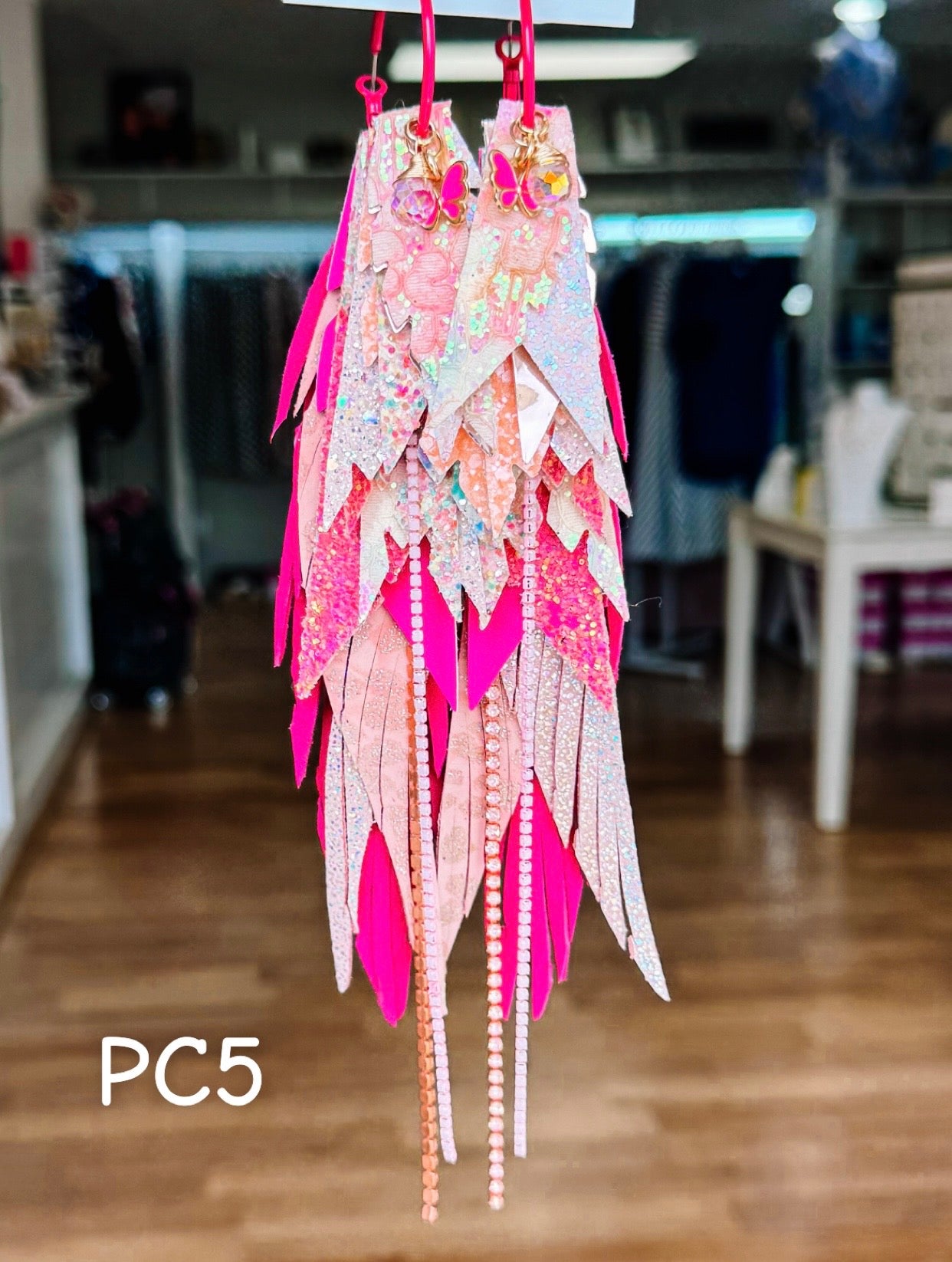 Jak Sprat Beg Your Pardon Collection: Mega Mic Drop Dangles-Earrings-Dear Me Southern Boutique, located in DeRidder, Louisiana