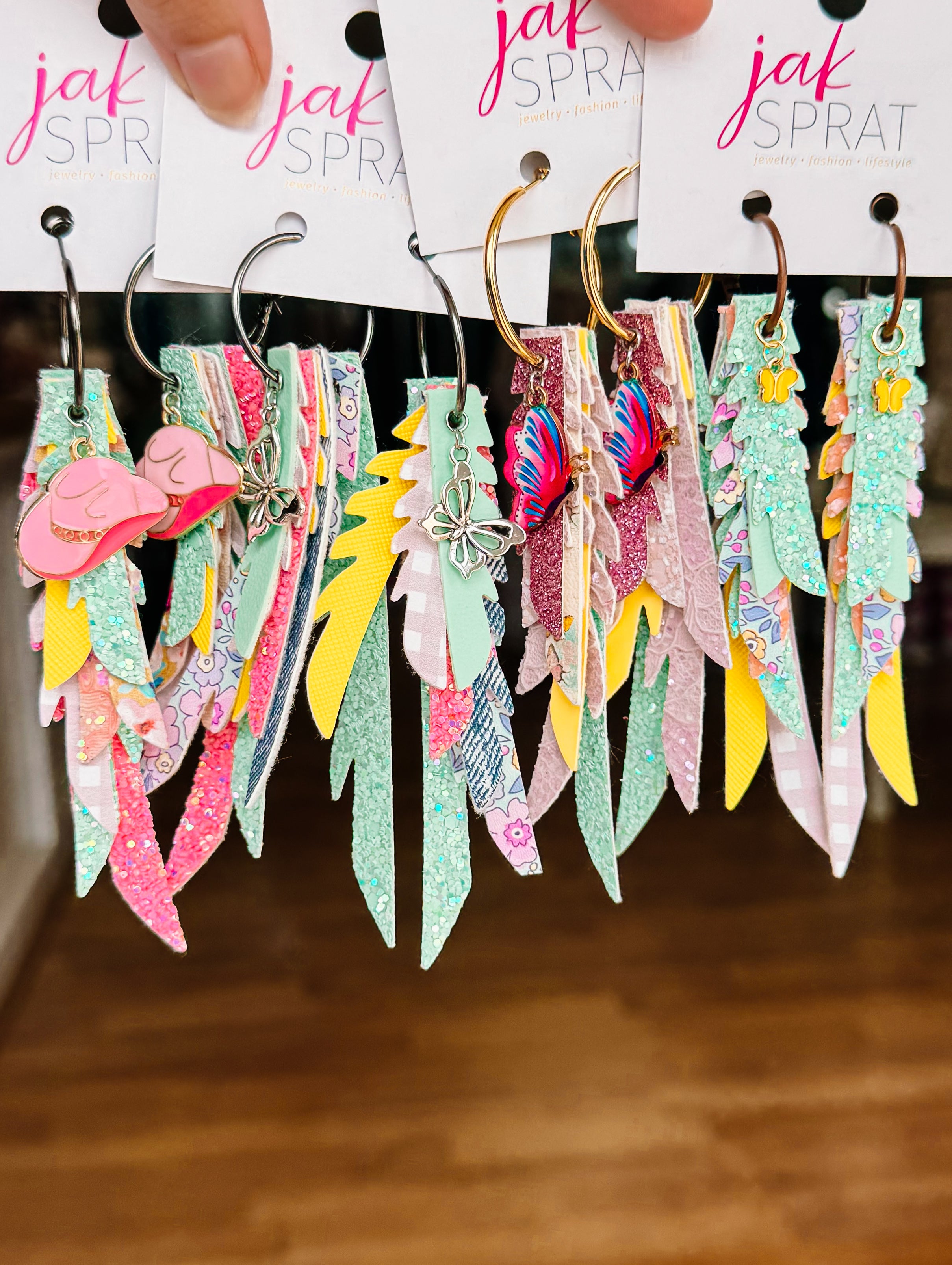 Jak Sprat Beg Your Pardon Collection: Thinny Thini Minis-Earrings-Dear Me Southern Boutique, located in DeRidder, Louisiana