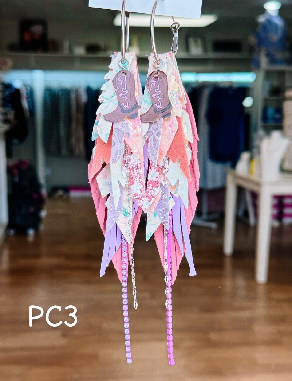 Jak Sprat Beg Your Parton Collection: Medium Mic Drop Dangles-Jewelry - Earrings-Dear Me Southern Boutique, located in DeRidder, Louisiana