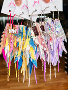 Jak Sprat Beg Your Parton Collection: Medium Mic Drop Dangles-Jewelry - Earrings-Dear Me Southern Boutique, located in DeRidder, Louisiana
