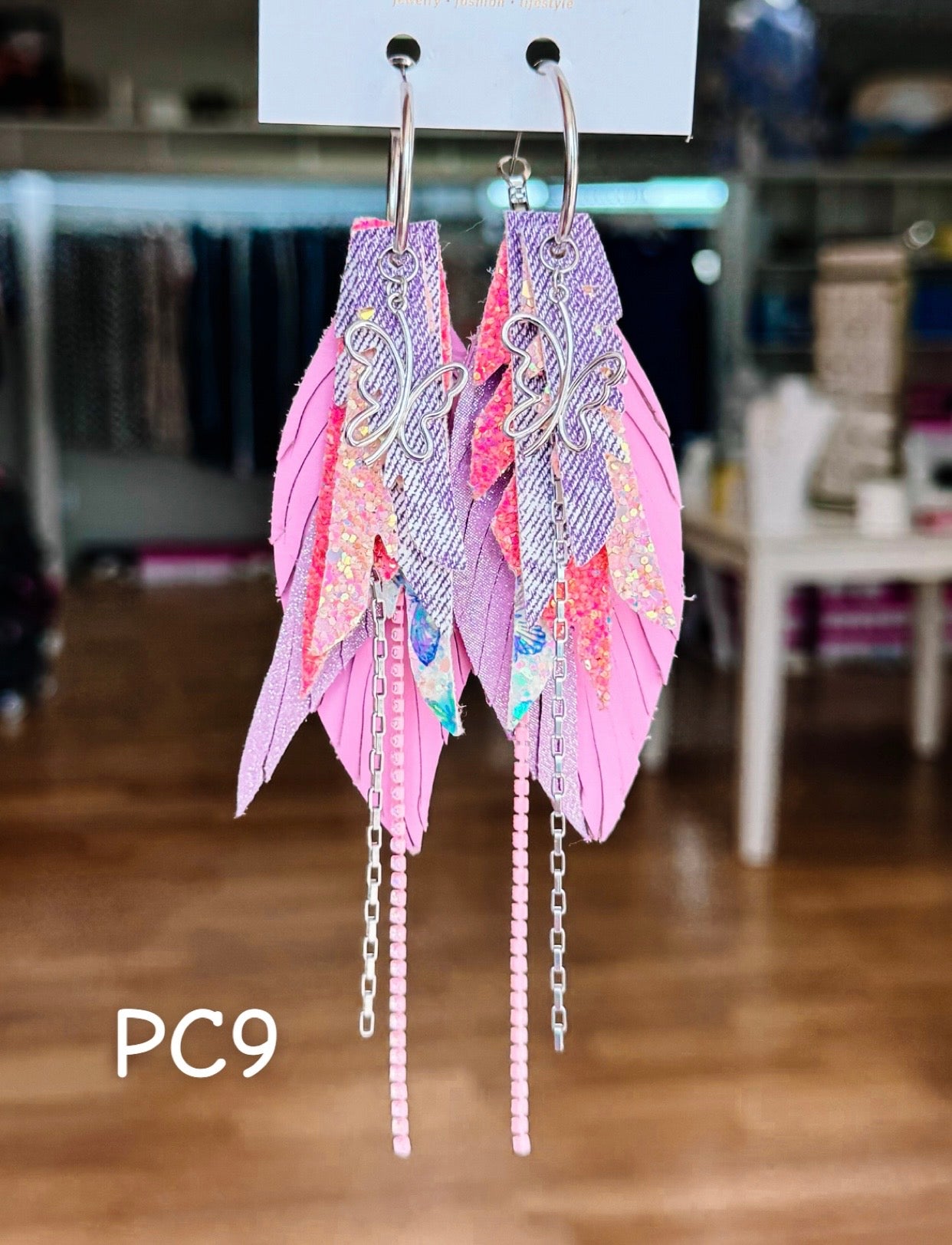Jak Sprat Beg Your Parton Collection: Mini Mic Drop Dangles-Jewelry - Earrings-Dear Me Southern Boutique, located in DeRidder, Louisiana