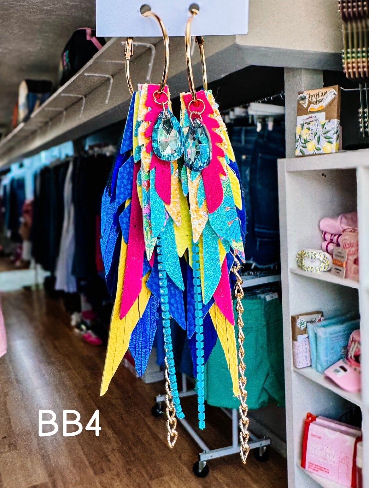 Jak Sprat Blooming Brights Collection: Medium Mic Drop Dangles-Jewelry - Earrings-Dear Me Southern Boutique, located in DeRidder, Louisiana