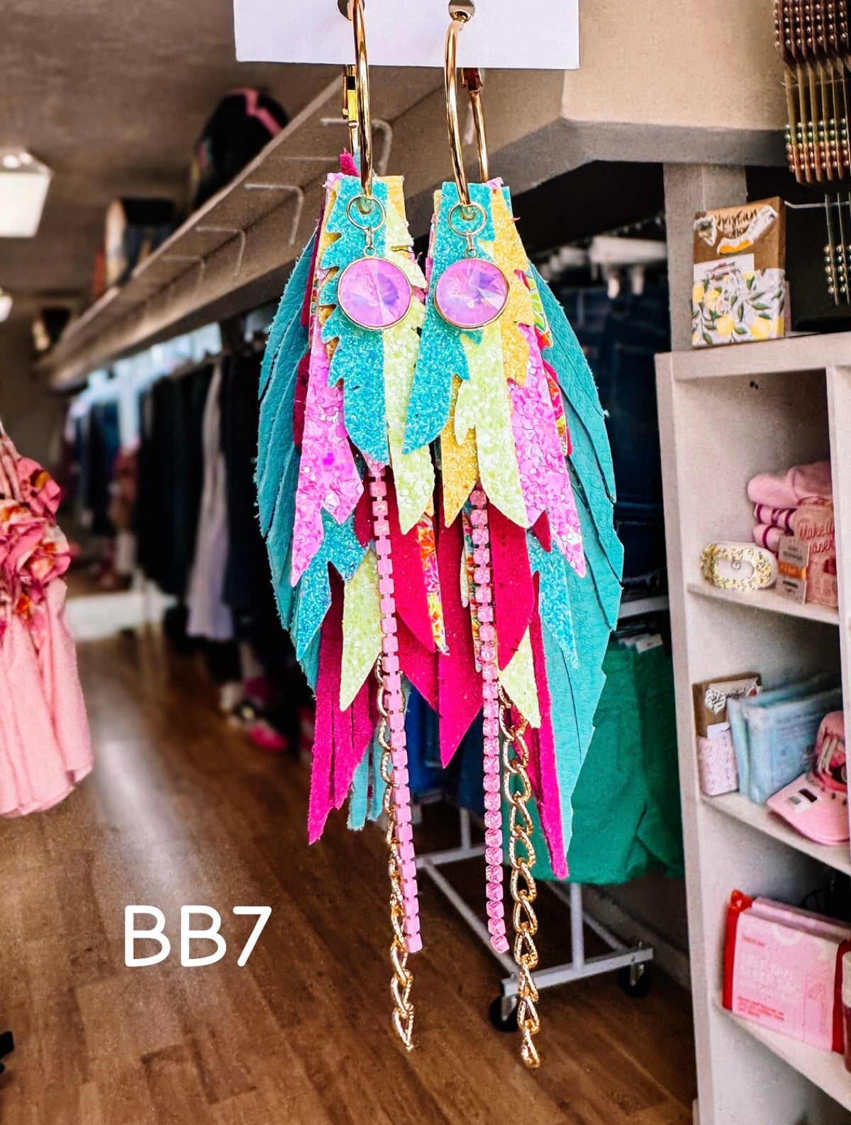Jak Sprat Blooming Brights Collection: Medium Mic Drop Dangles-Jewelry - Earrings-Dear Me Southern Boutique, located in DeRidder, Louisiana