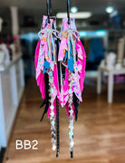 Jak Sprat Boos & Bows Collection: Medium Mic Drop Dangles-Earrings-Dear Me Southern Boutique, located in DeRidder, Louisiana