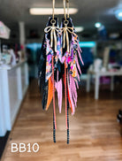 Jak Sprat Boos & Bows Collection: Mega Mic Drop Dangles-Earrings-Dear Me Southern Boutique, located in DeRidder, Louisiana