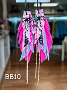 Jak Sprat Boos & Bows Collection: Mini Mic Drop Dangles-Earrings-Dear Me Southern Boutique, located in DeRidder, Louisiana