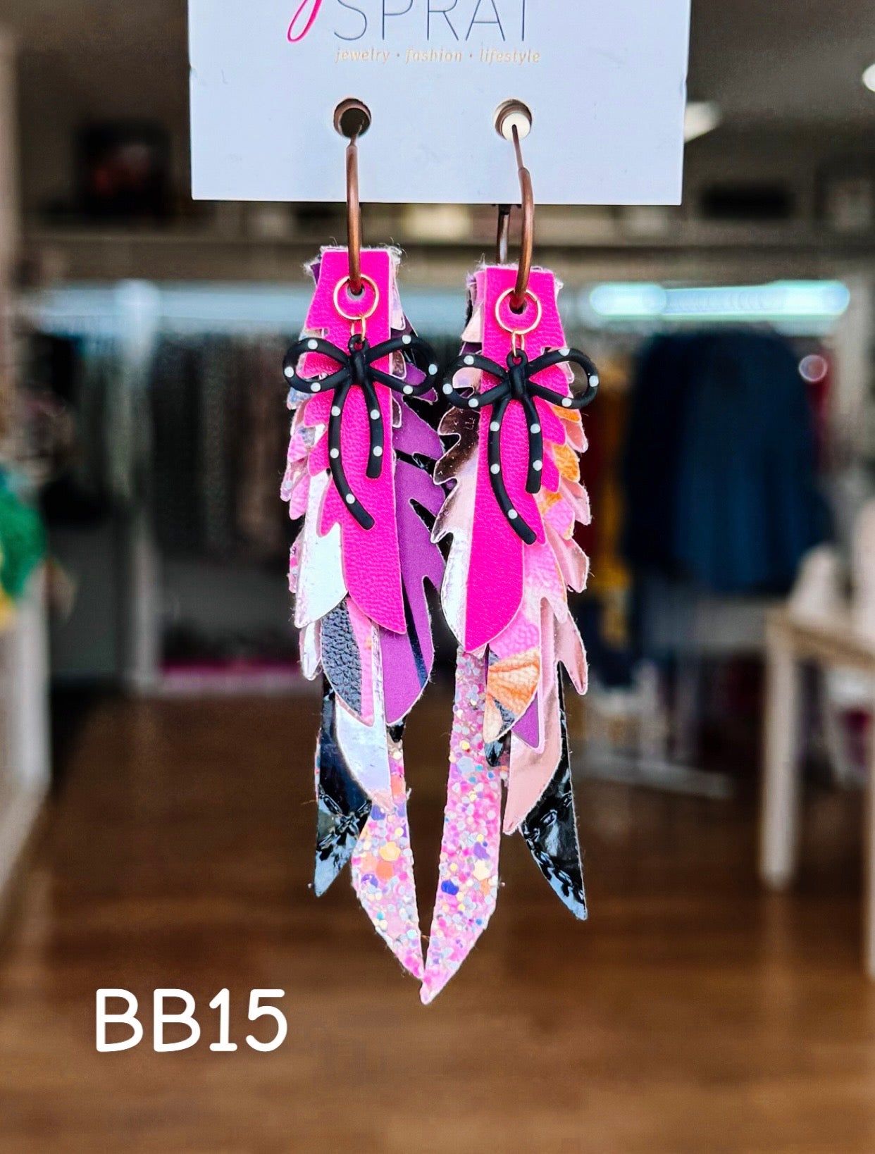 Jak Sprat Boos & Bows Collection: Thinny Thini Minis-Earrings-Dear Me Southern Boutique, located in DeRidder, Louisiana