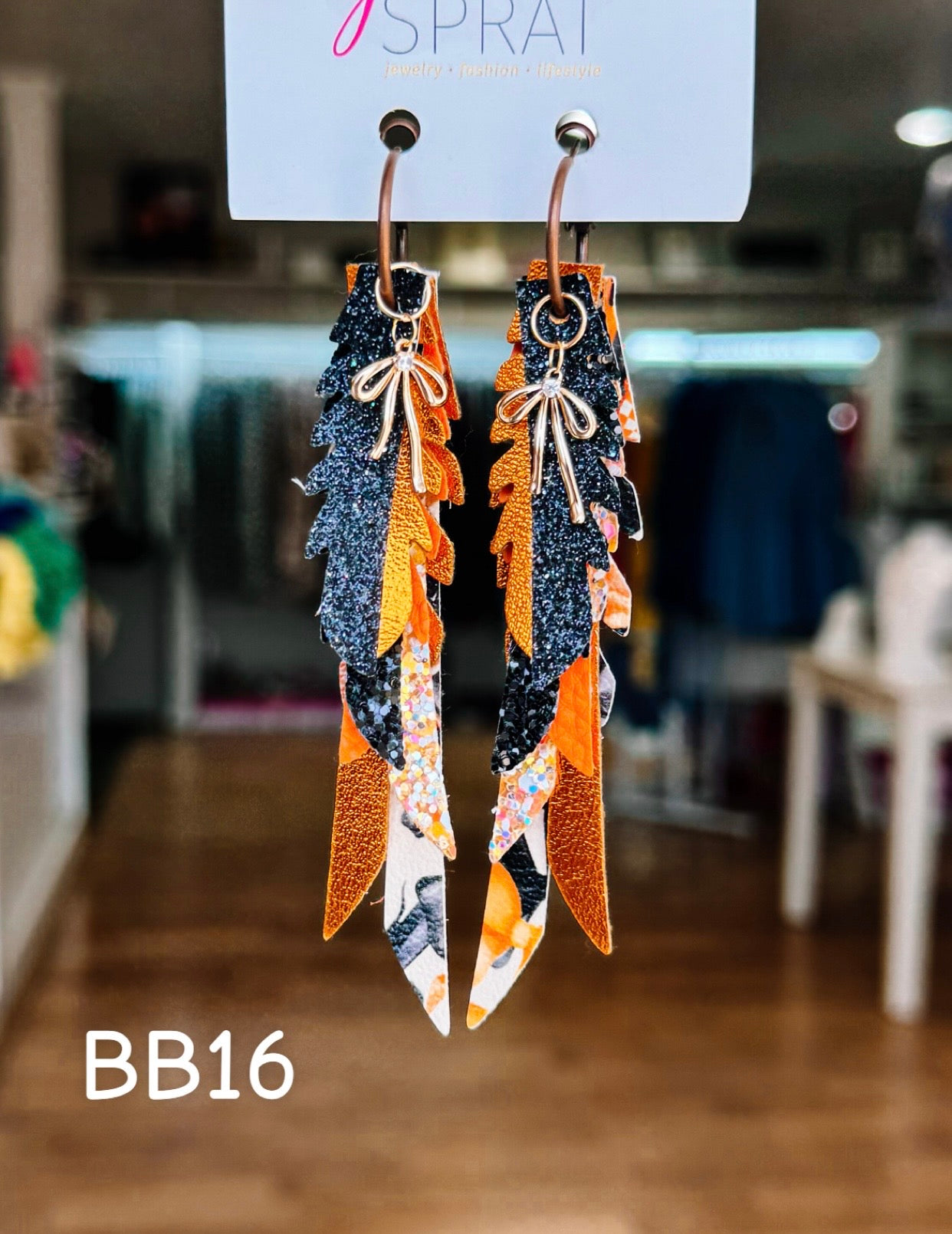 Jak Sprat Boos & Bows Collection: Thinny Thini Minis-Earrings-Dear Me Southern Boutique, located in DeRidder, Louisiana