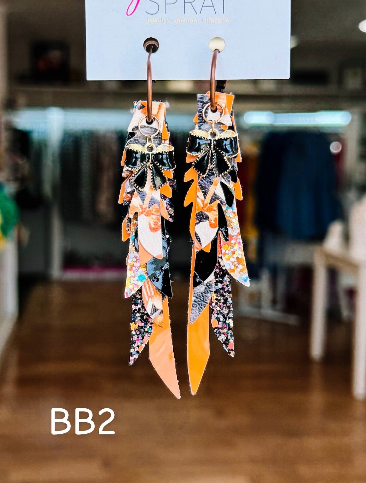 Jak Sprat Boos & Bows Collection: Thinny Thini Minis-Earrings-Dear Me Southern Boutique, located in DeRidder, Louisiana