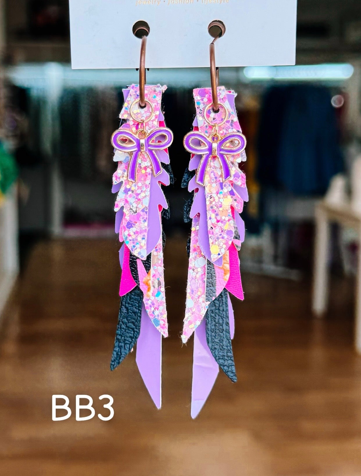Jak Sprat Boos & Bows Collection: Thinny Thini Minis-Earrings-Dear Me Southern Boutique, located in DeRidder, Louisiana