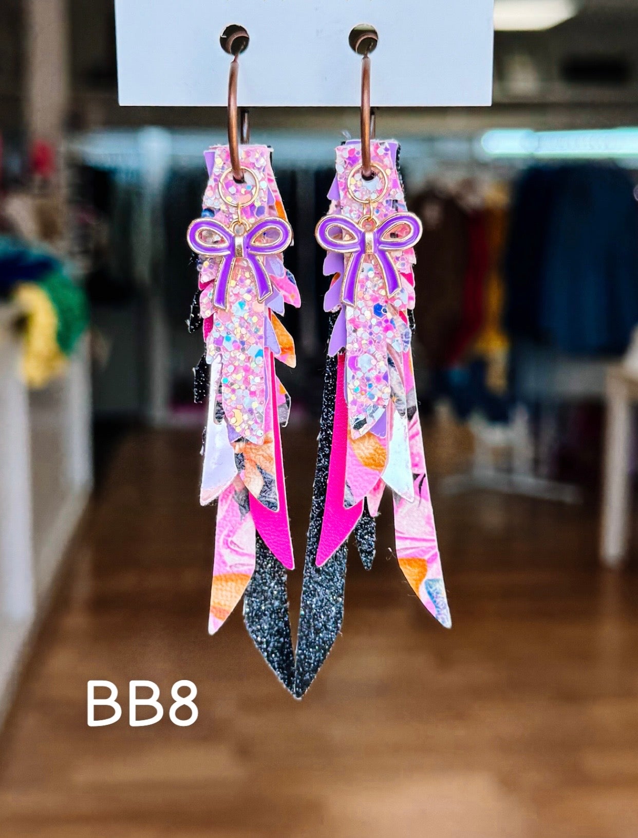 Jak Sprat Boos & Bows Collection: Thinny Thini Minis-Earrings-Dear Me Southern Boutique, located in DeRidder, Louisiana