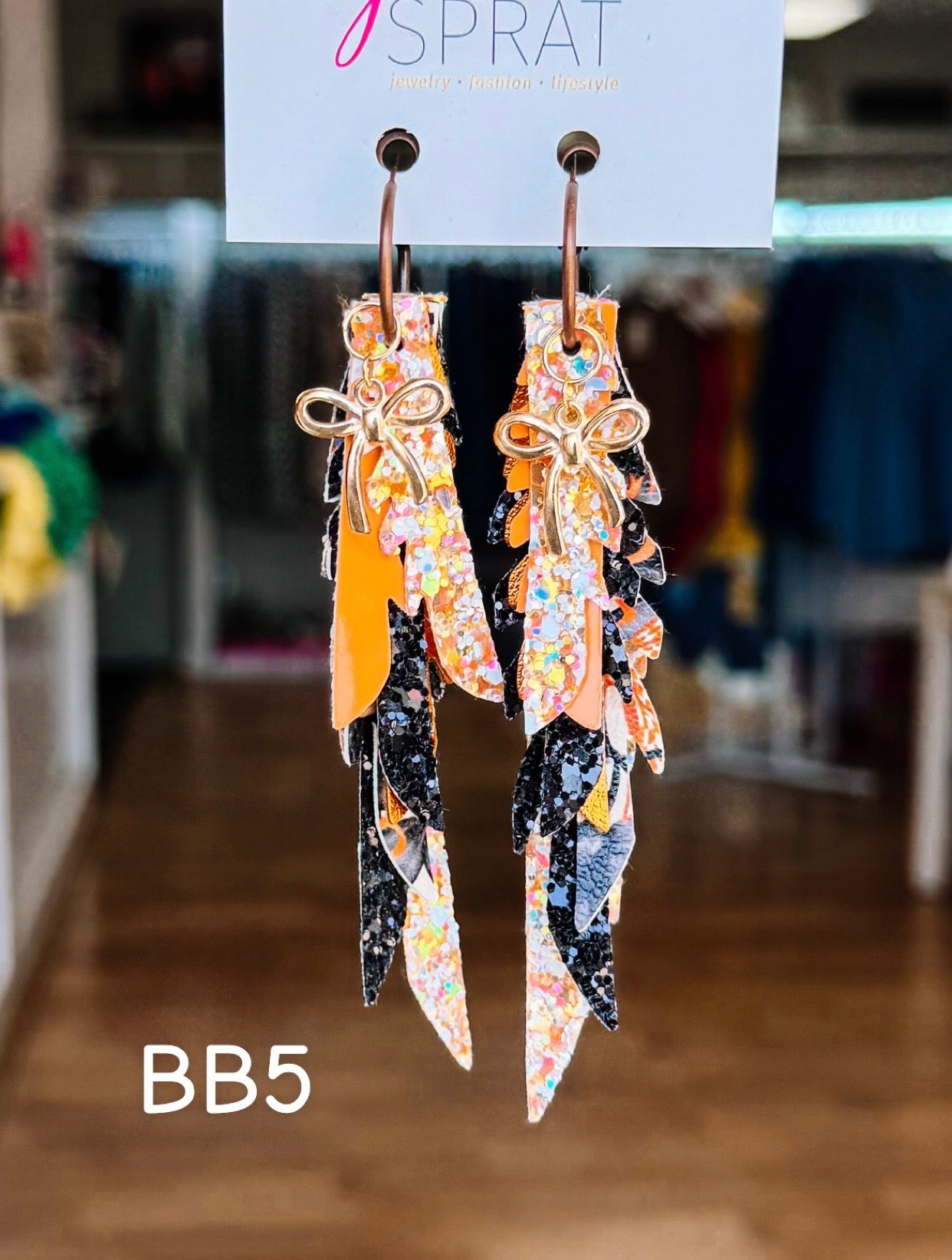 Jak Sprat Boos & Bows Collection: Thinny Thini Minis-Earrings-Dear Me Southern Boutique, located in DeRidder, Louisiana
