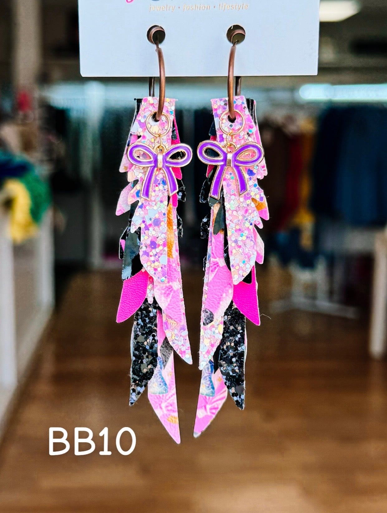 Jak Sprat Boos & Bows Collection: Thinny Thini Minis-Earrings-Dear Me Southern Boutique, located in DeRidder, Louisiana