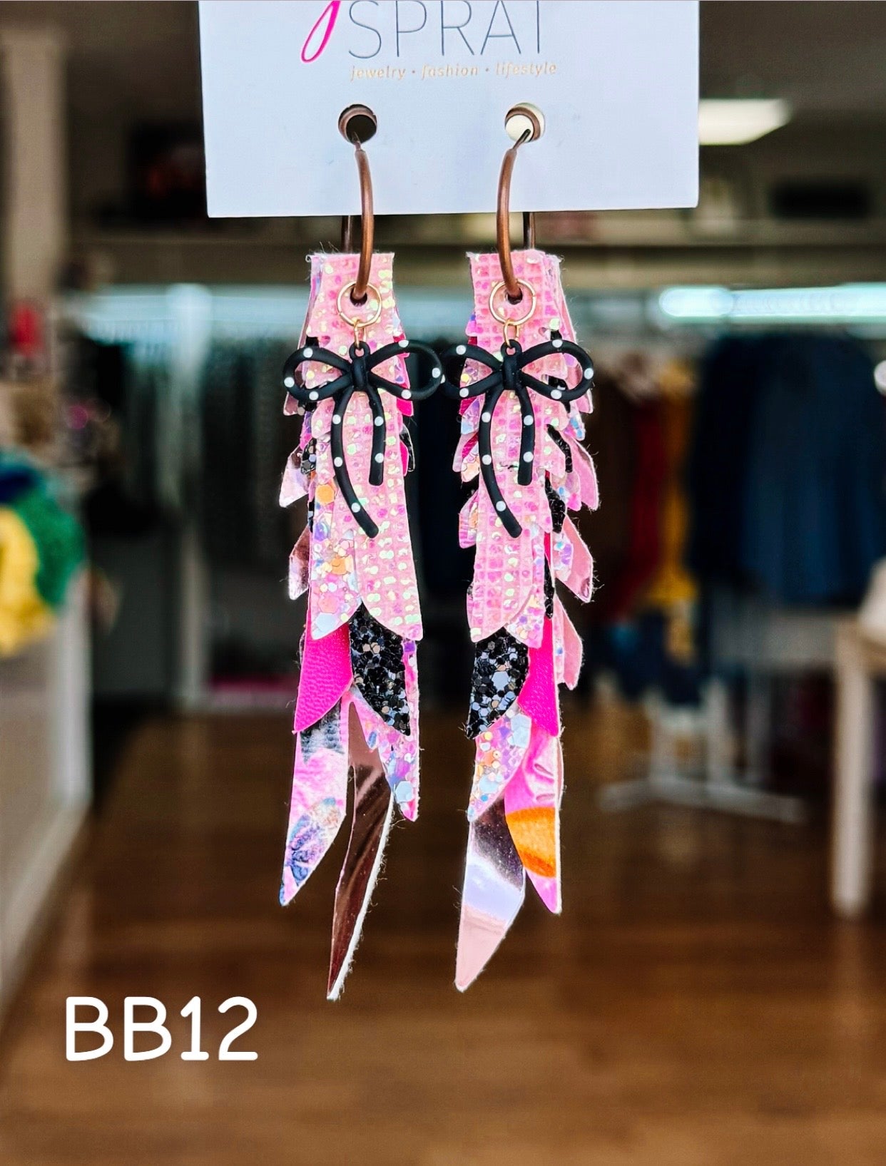 Jak Sprat Boos & Bows Collection: Thinny Thini Minis-Earrings-Dear Me Southern Boutique, located in DeRidder, Louisiana