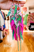 Jak Sprat Bubble Gum Grinchy Collection: Mega Mic Drop Dangles-Earrings-Dear Me Southern Boutique, located in DeRidder, Louisiana