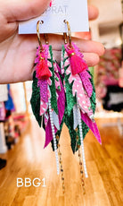 Jak Sprat Bubble Gum Grinchy Collection: Mini Mic Drop Dangles-Earrings-Dear Me Southern Boutique, located in DeRidder, Louisiana