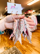Jak Sprat Christmas Story Collection: Fabulous Feather Dangles-Earrings-Dear Me Southern Boutique, located in DeRidder, Louisiana