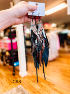 Jak Sprat Christmas Story Collection: Mega Mic Drop Dangles-Earrings-Dear Me Southern Boutique, located in DeRidder, Louisiana