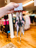 Jak Sprat Christmas Story Collection: Mega Mic Drop Dangles-Earrings-Dear Me Southern Boutique, located in DeRidder, Louisiana