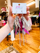 Jak Sprat Christmas Story Collection: Mini Mic Drop Dangles-Earrings-Dear Me Southern Boutique, located in DeRidder, Louisiana