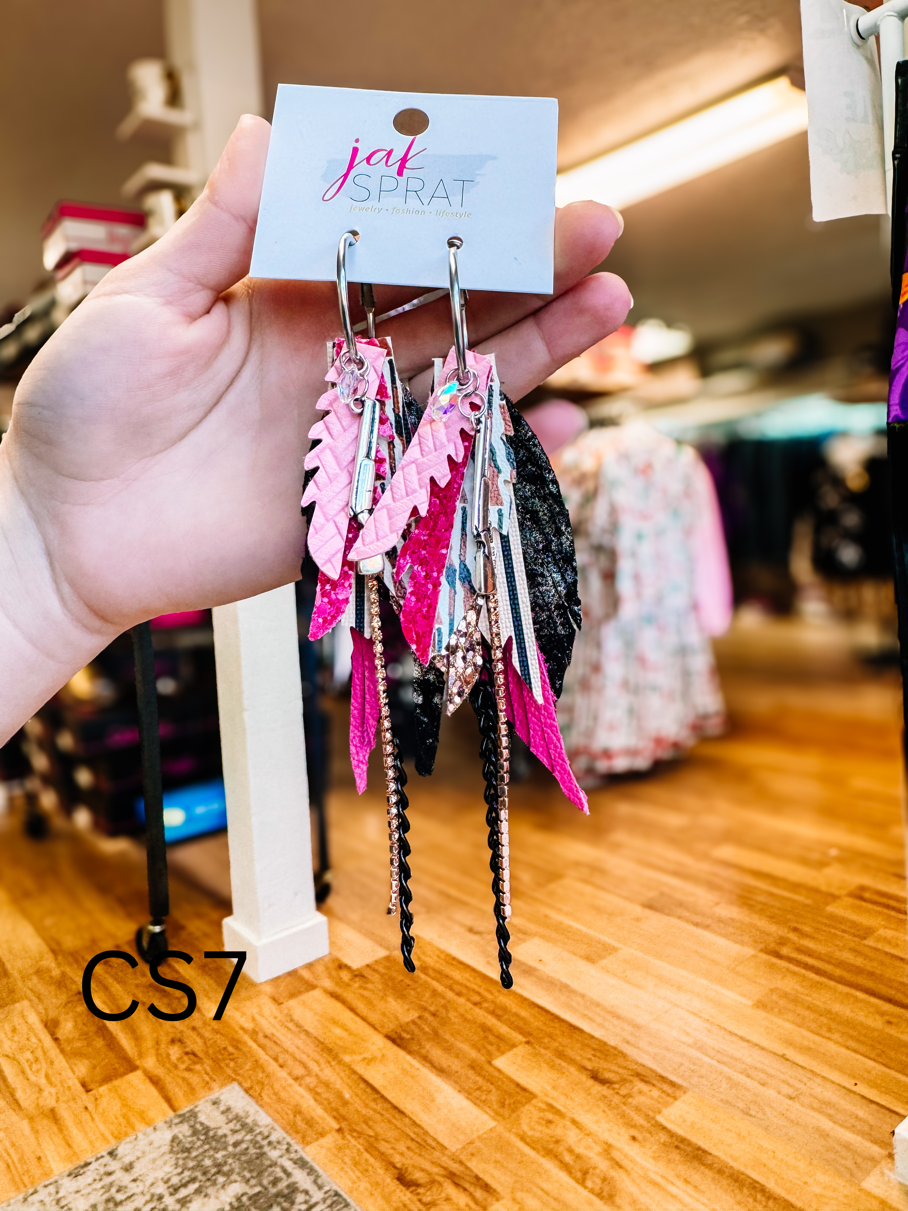 Jak Sprat Christmas Story Collection: Mini Mic Drop Dangles-Earrings-Dear Me Southern Boutique, located in DeRidder, Louisiana