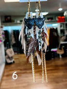 Jak Sprat Feral & Fabulous-Army Camo Collection: Medium Mic Drop Dangles-Jewelry - Earrings-Dear Me Southern Boutique, located in DeRidder, Louisiana