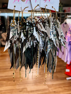 Jak Sprat Feral & Fabulous-Army Camo Collection: Mega Mic Drop Dangles-Jewelry - Earrings-Dear Me Southern Boutique, located in DeRidder, Louisiana