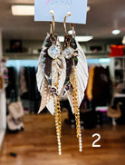 Jak Sprat Feral & Fabulous-Army Camo Collection: Mini Mic Drop Dangles-Jewelry - Earrings-Dear Me Southern Boutique, located in DeRidder, Louisiana