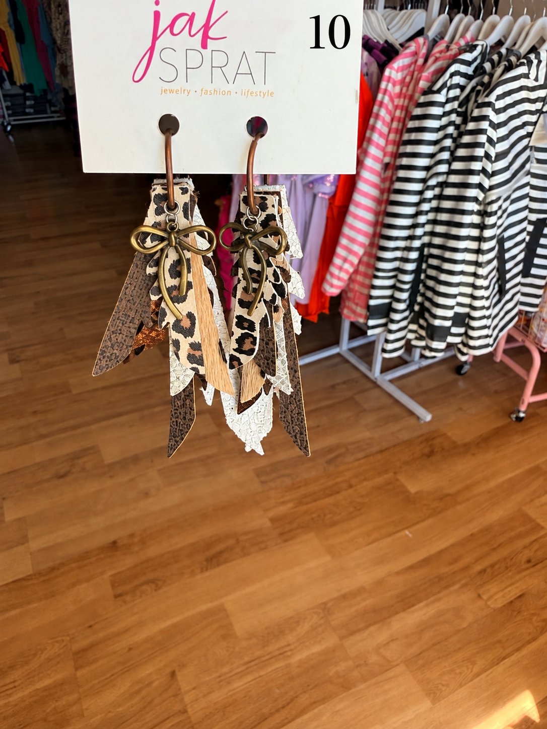 Jak Sprat Feral & Fabulous Collection: Thinny Thini Minis-Jewelry - Earrings-Dear Me Southern Boutique, located in DeRidder, Louisiana